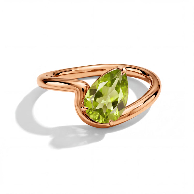 Peridot Statement Ring
