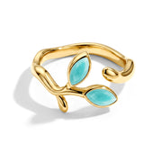 Branch Amazonite Open Ring