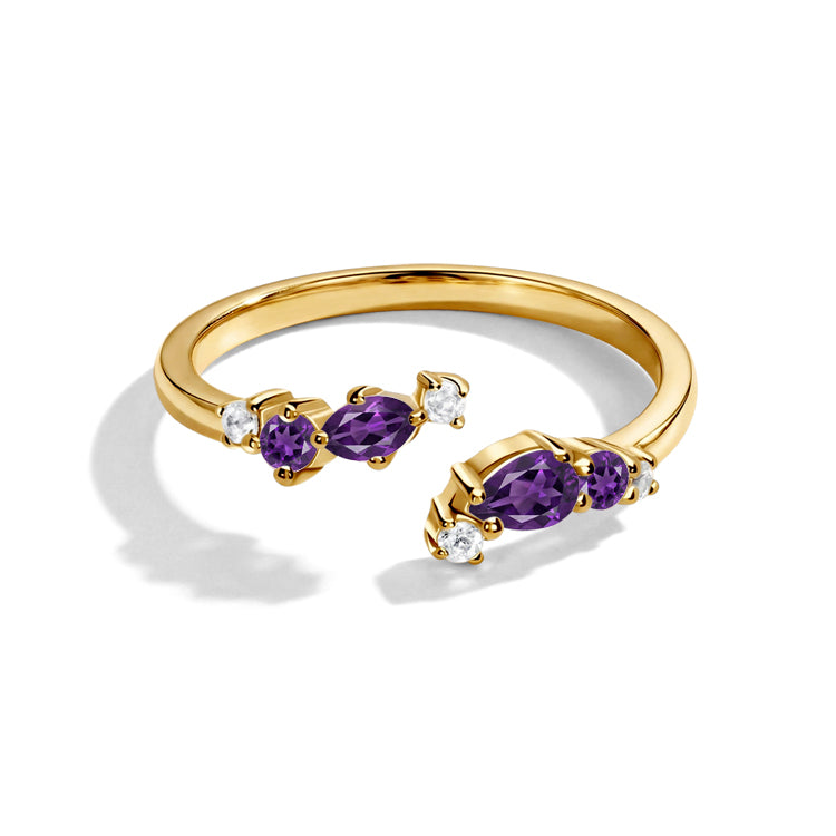 Amethyst Stackable Ring