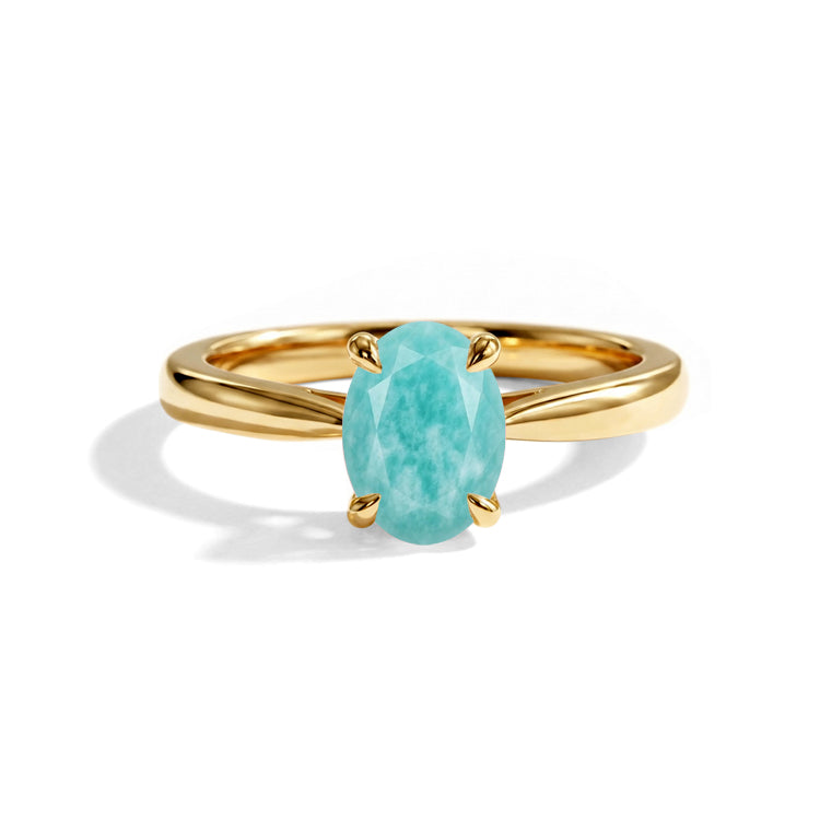 Amazonite Ring for Everyday Elegance