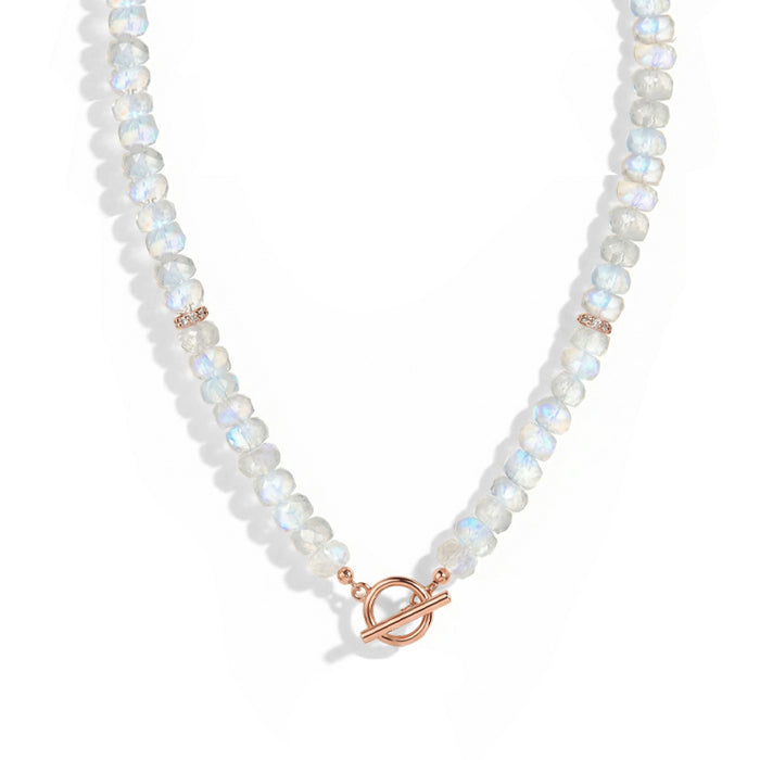 Beaded - Moonstone Necklace