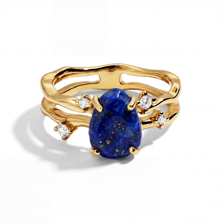 Lapis Lazuli Rings -  Raw Crystal