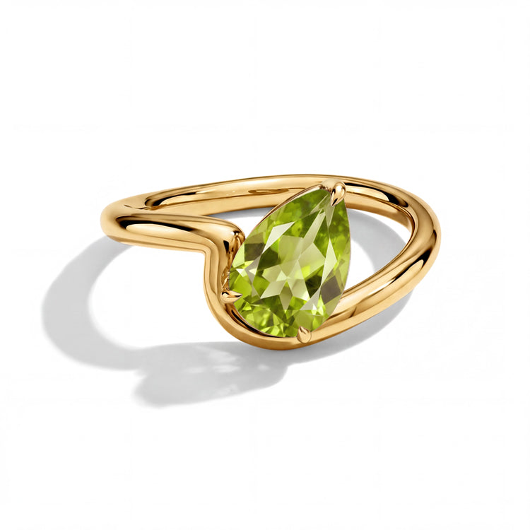 Peridot Statement Ring