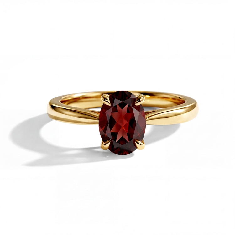 Garnet Ring for Everyday Elegance