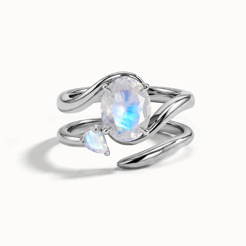 Echo Ring -  Moonstone