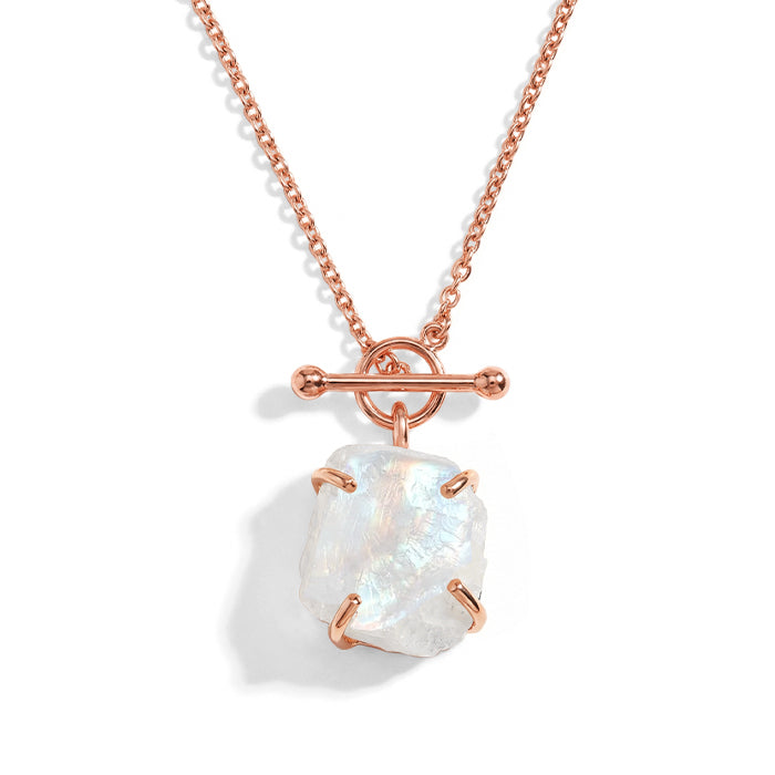 Moonstone Necklace - Raw Crystals