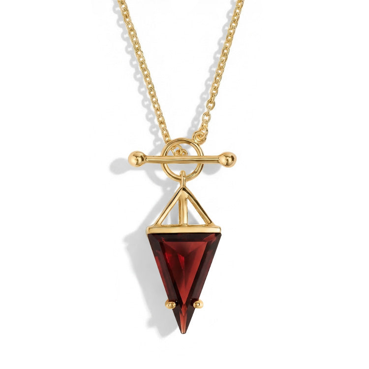 Garnet Statement Necklace