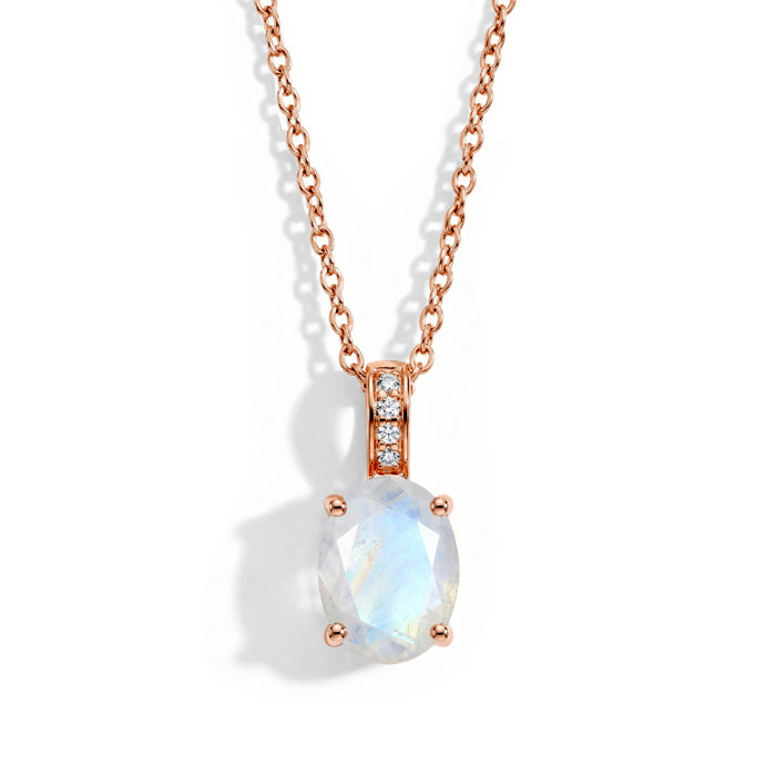 Moonstone Necklace - Oval