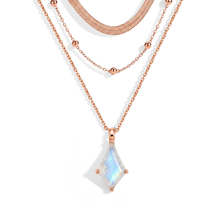 Moonstone Necklace Set - Kite