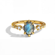Classic Labradorite Oval Ring