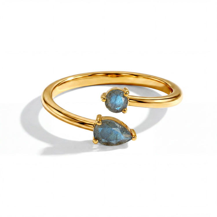 Labradorite Open Ring