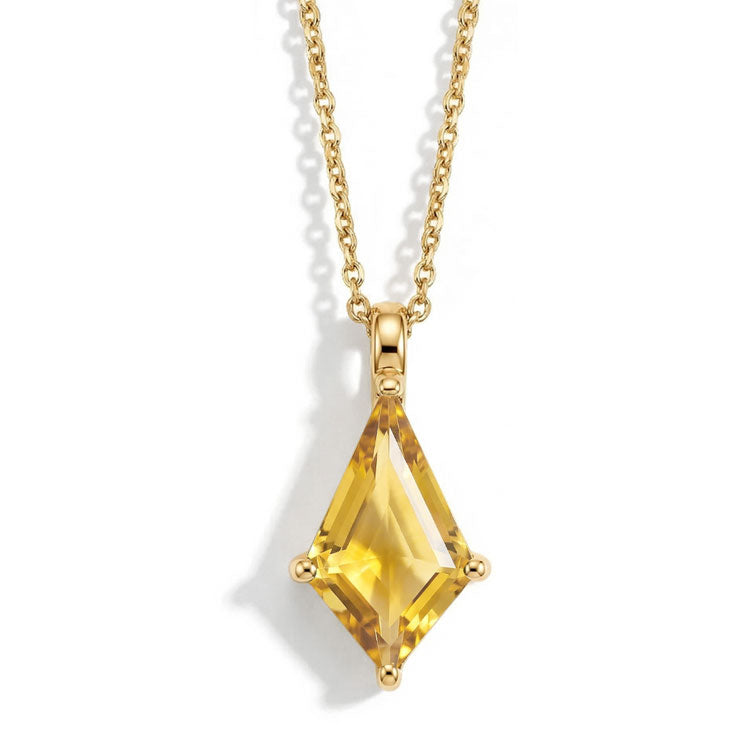 Citrine Necklace - Kite
