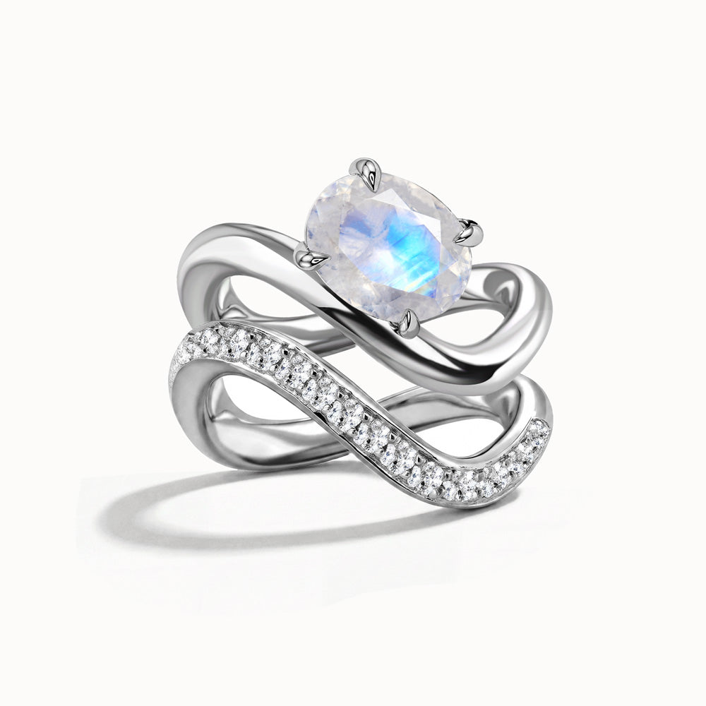 Tide Ring -  Moonstone