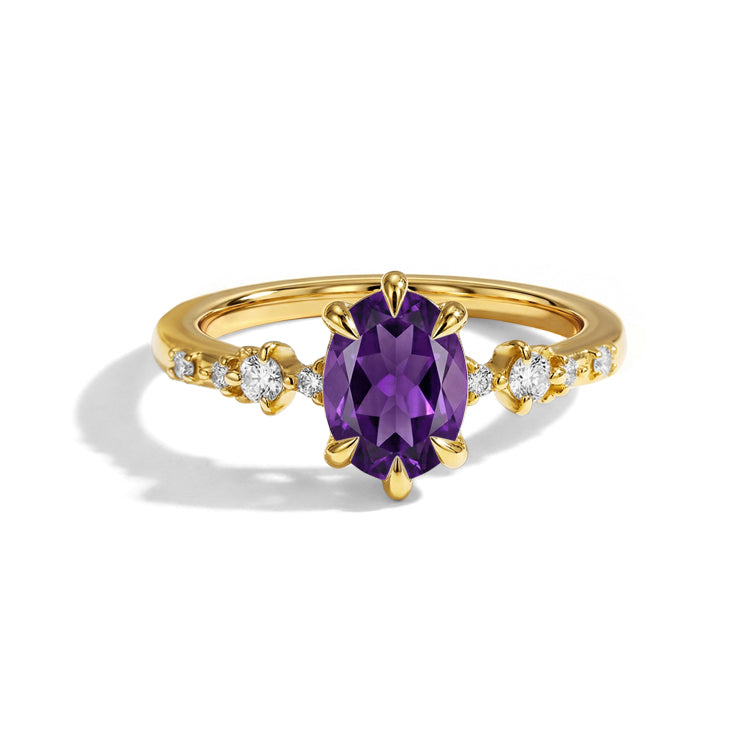 Amethyst Statement Ring