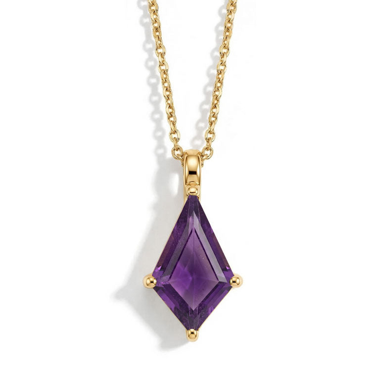 Amethyst Necklace - Kite