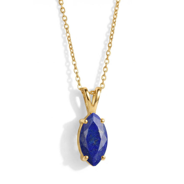 Lapis Lazuli Necklace - Marquise