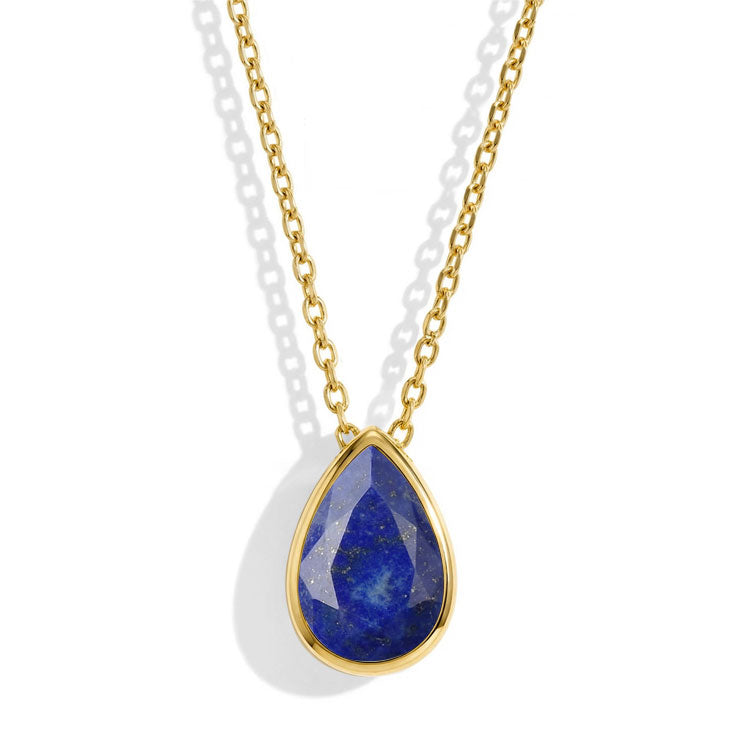 Lapis Lazuli Necklace - Teardrop
