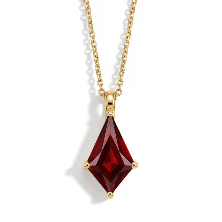 Garnet Necklace - Kite