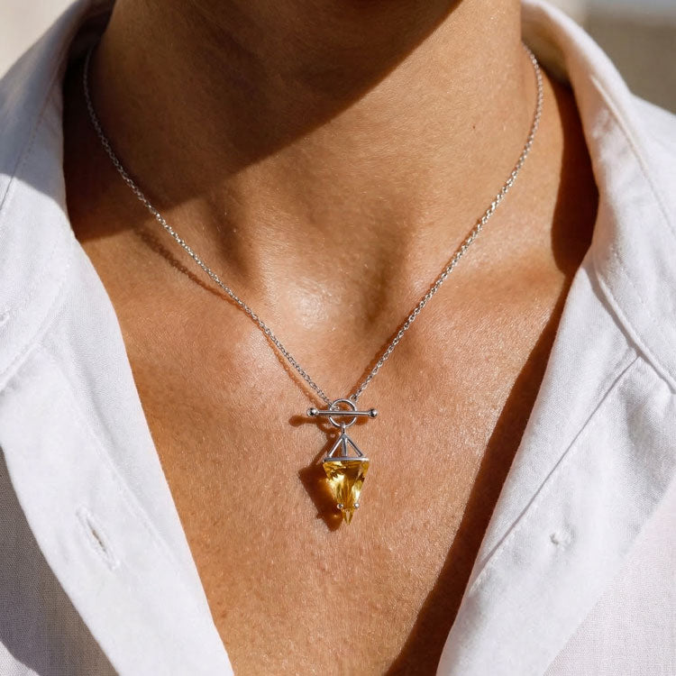 Citrine Statement Necklace