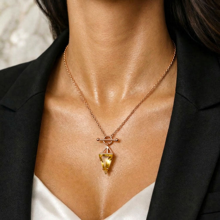 Citrine Statement Necklace