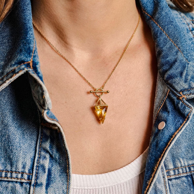 Citrine Statement Necklace