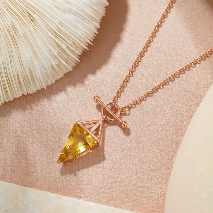 Citrine Statement Necklace