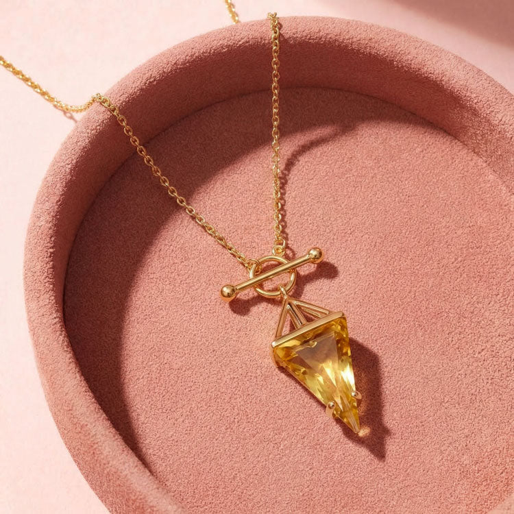 Citrine Statement Necklace