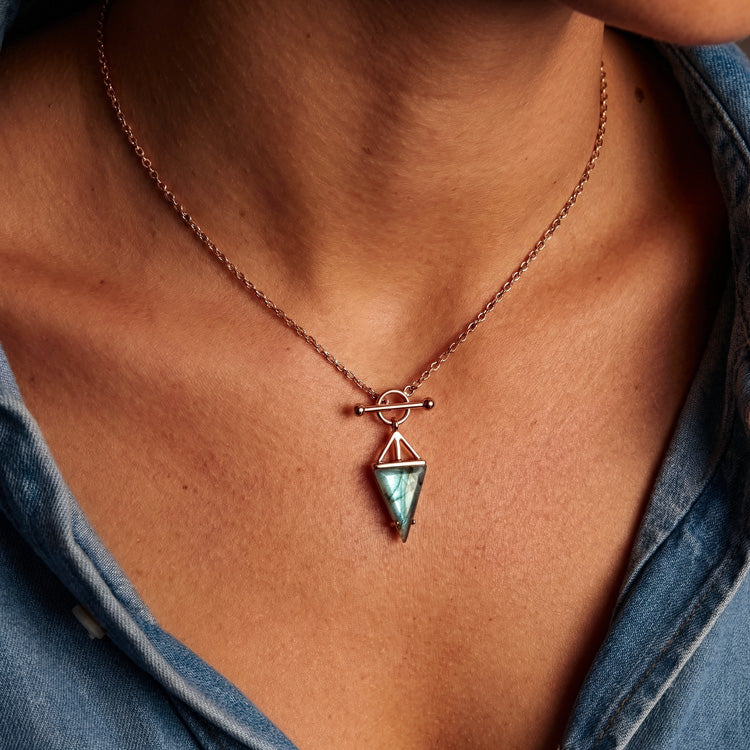 Labradorite Statement Necklace