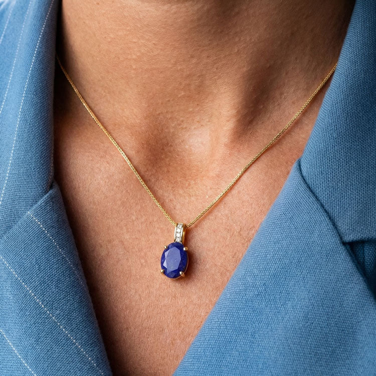 Lapis Lazuli Necklace - Oval