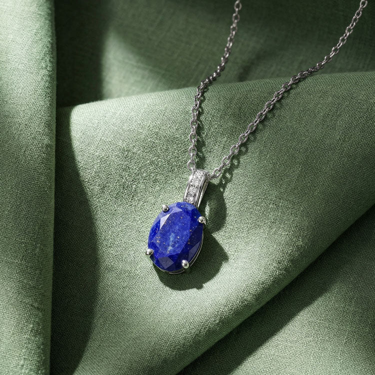 Lapis Lazuli Necklace - Oval