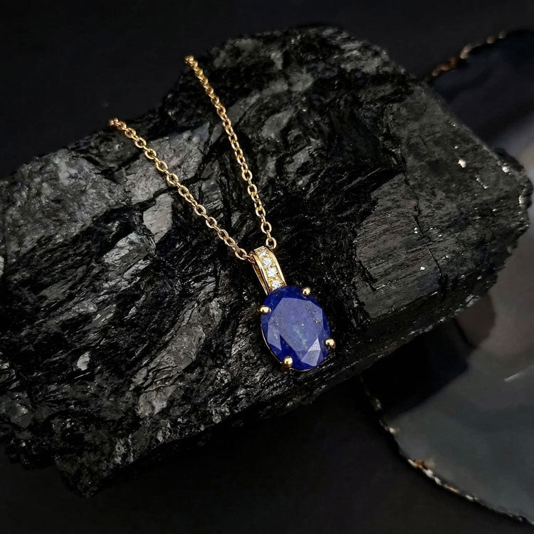 Lapis Lazuli Necklace - Oval