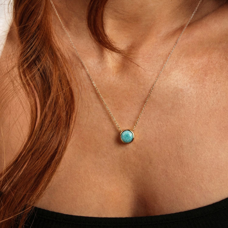 Amazonite Necklace - Solitaire