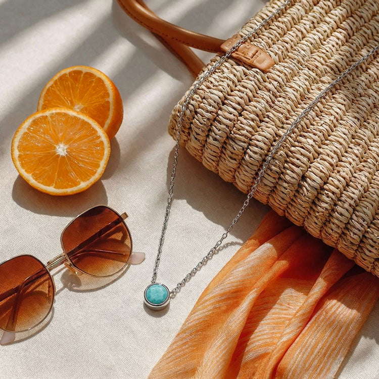 Amazonite Necklace - Solitaire