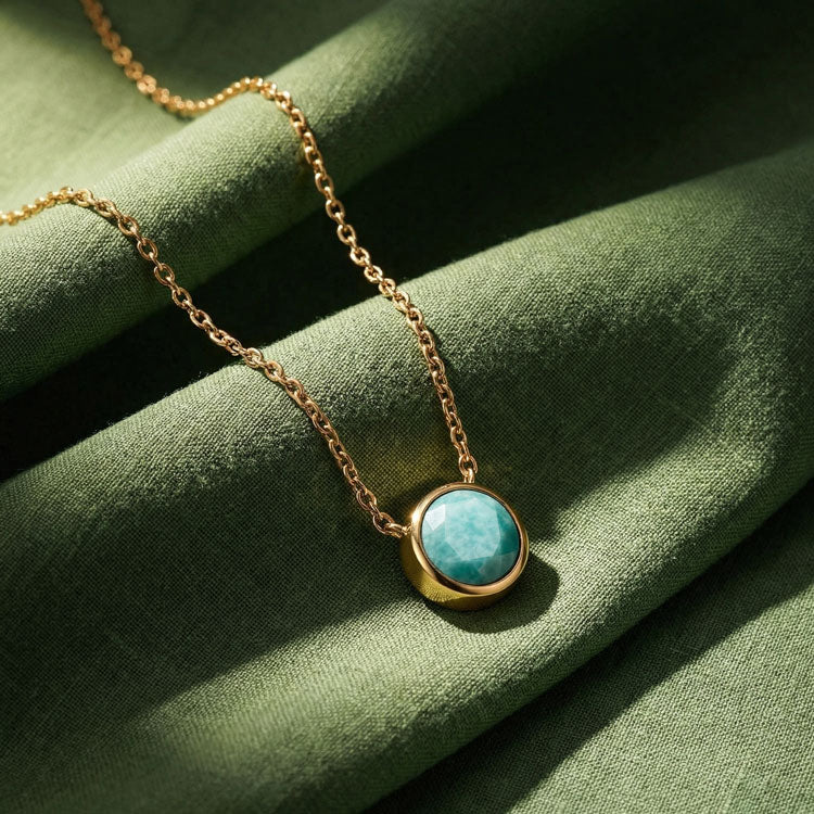 Amazonite Necklace - Solitaire