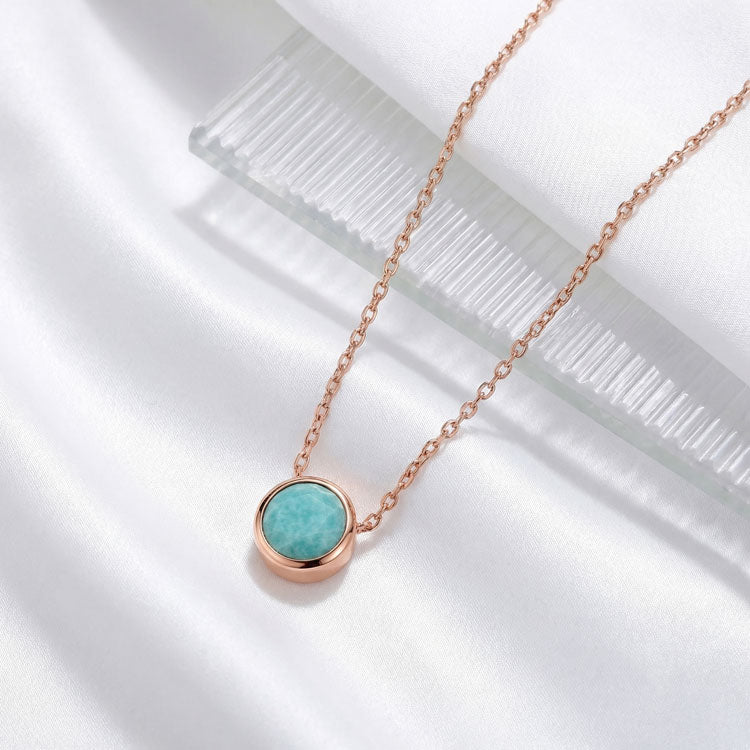 Amazonite Necklace - Solitaire
