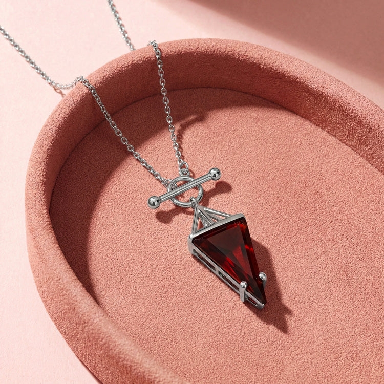 Garnet Statement Necklace