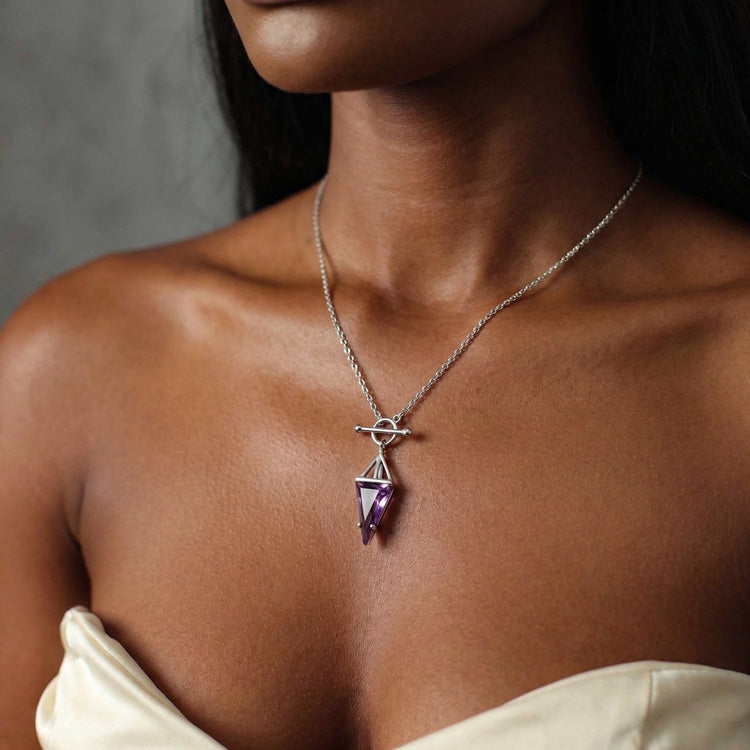 Amethyst Statement Necklace