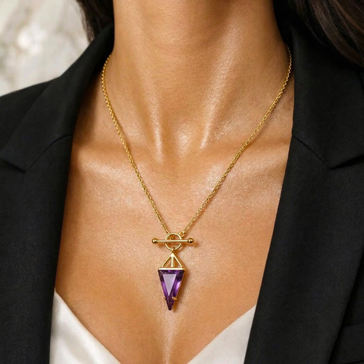 Amethyst Statement Necklace