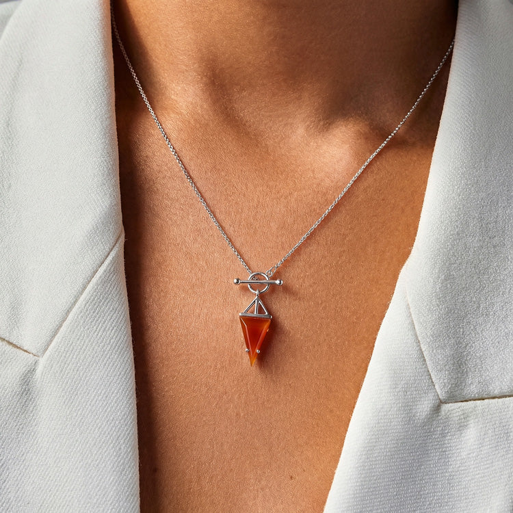 Carnelian Statement Necklace