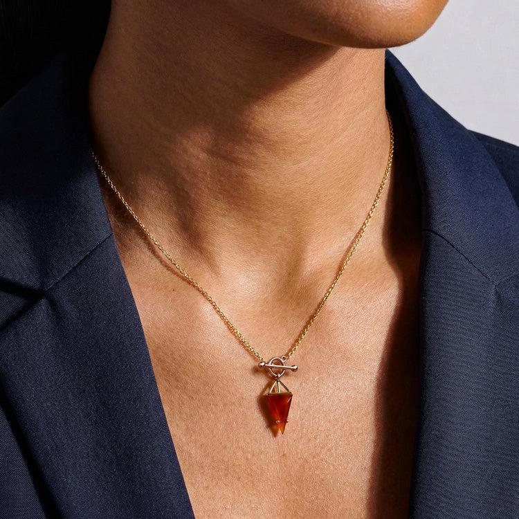 Carnelian Statement Necklace