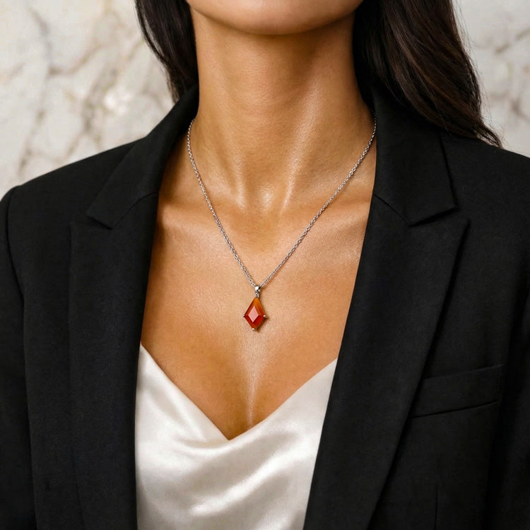 Carnelian Necklace - Kite