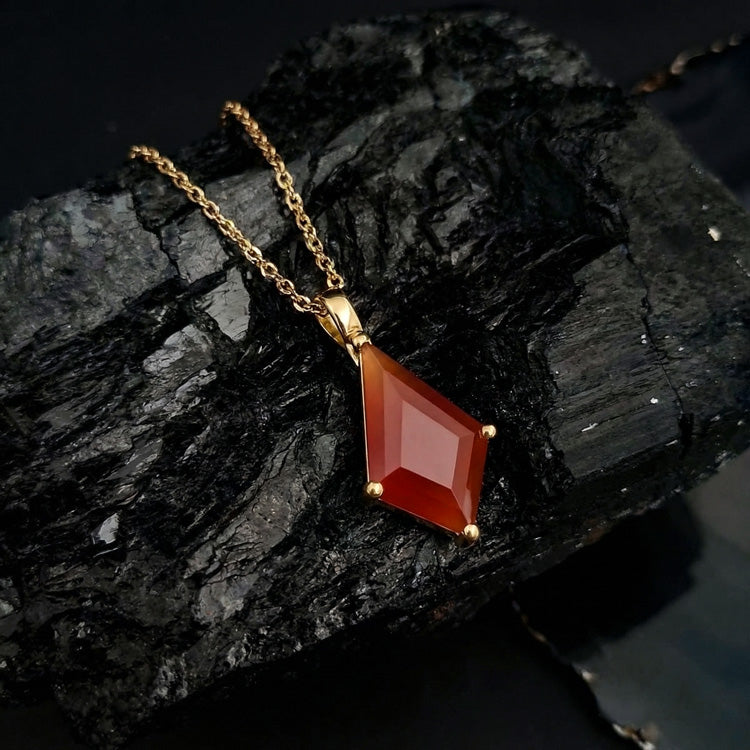 Carnelian Necklace - Kite