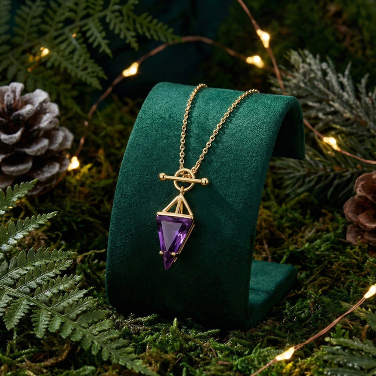 Amethyst Statement Necklace