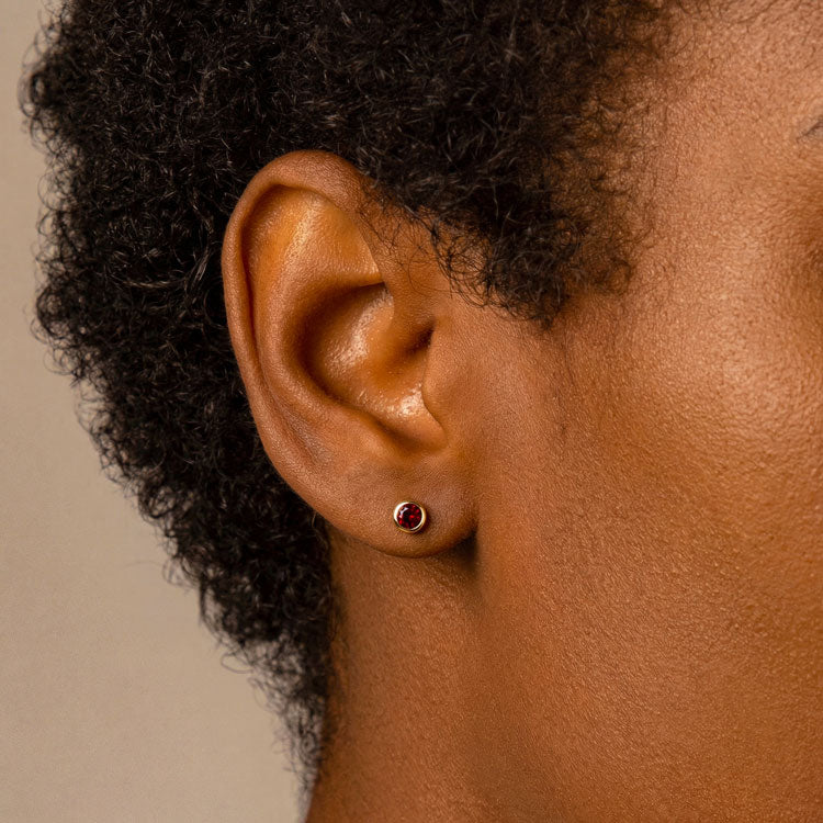 Garnet Earrings - Boost Confidence