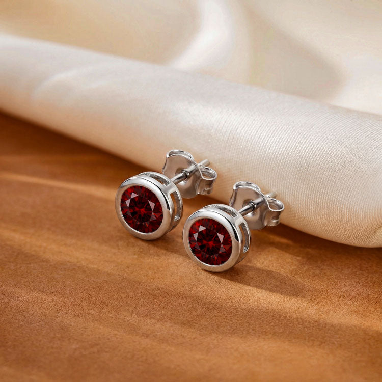 Garnet Earrings - Boost Confidence