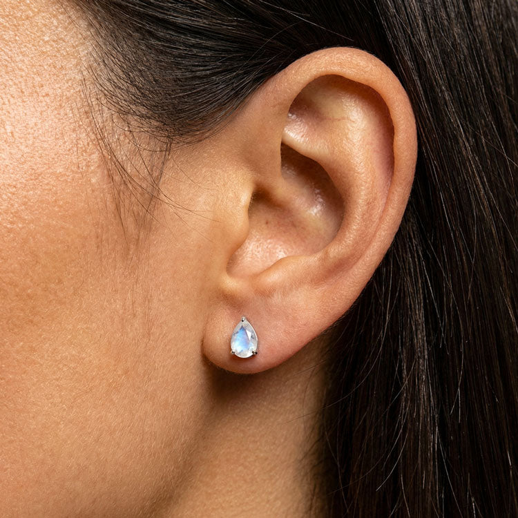 Moonstone Teardrop Earrings