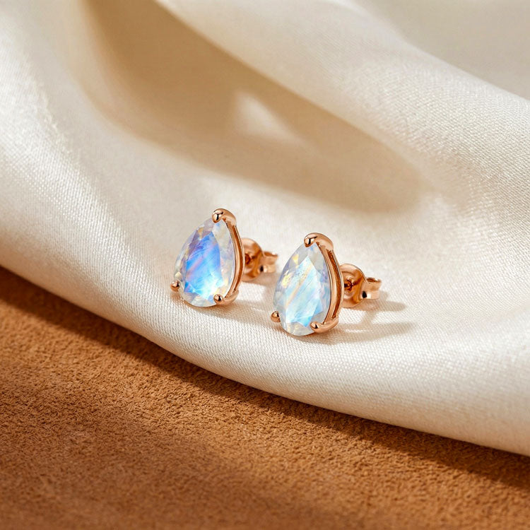 Moonstone Teardrop Earrings