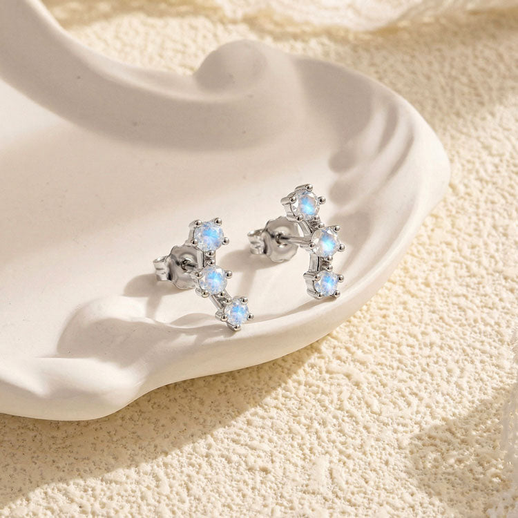 Small Moonstone Earrings