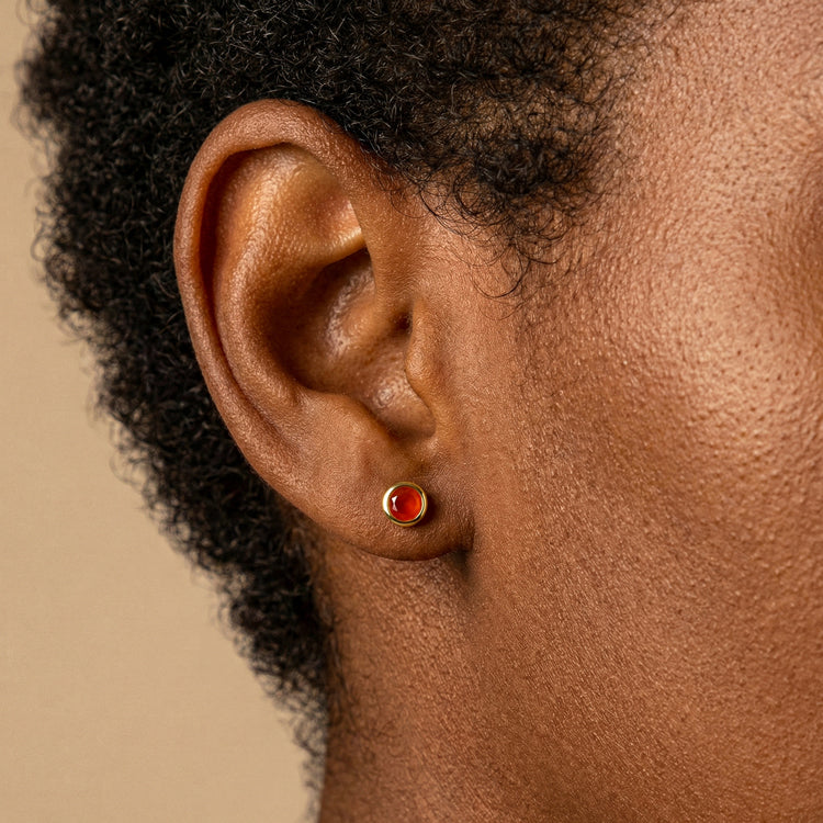 Carnelian Earrings - Boost Confidence