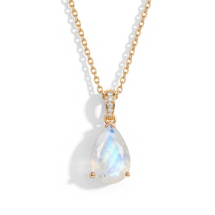 Moonstone Necklace - Pear